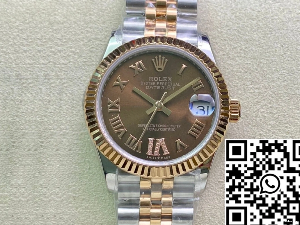 M278271-0004 EW 31MM Datejust Rolex 867 Factory Rose Classic Gold 0706